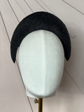 The Claire Halo Headpiece in Black