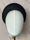 The Claire Halo Headpiece in French Navy